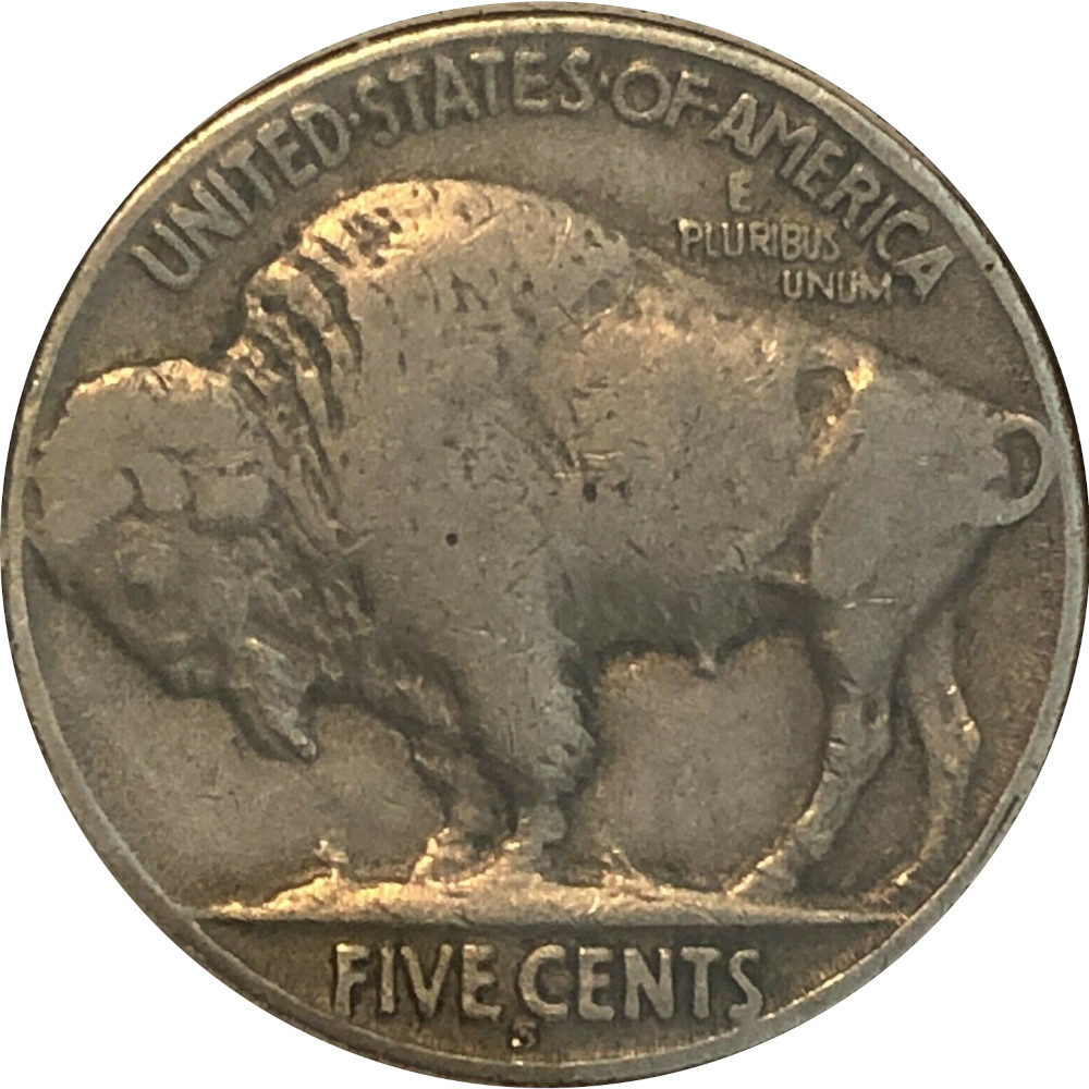 1918-S-5c-Buffalo-Nickel
